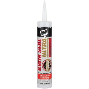 12 Pack of DAP 18898 Kwik Seal Ultra Clear Premium Silicone Sealant