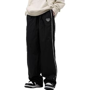 Unisex Y2k Sweatpants Baggy Track Pants Streetwear Pants Harajuku Joggers Wide Leg Parachute Pants
