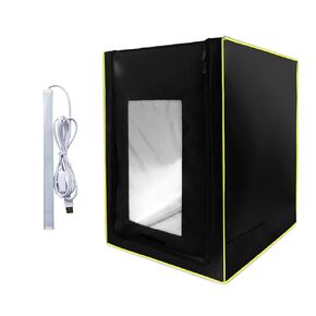 3D Printer Enclosure Constant Temperature Soundproof Dustproof Heating Tent with Light Compatible with Ender 3 v2 Cover Ender 3 Pro/Ender 3S / cr-10 / CR20 Pro Prusa i3 (Large)