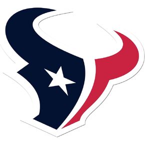 NFL Siskiyou Sports Fan Shop Houston Texans Auto Decal 8 inch sheet Team Color