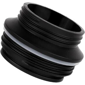 Bottle Adapter, Plastic Water Bottle Adapter Bottle Lid Adapter for Cirkul to Yeti Rambler 12 18 26 36 46 64 oz (Black)