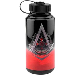 زجاجة مياه للتدريب على اللياقة البدنية والباركور من Assassin's Creed Official Limited Edition، 28 أونصة (خالية من مادة BPA)