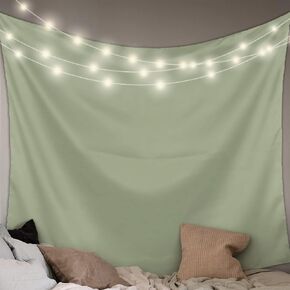Sage Green Tapestry Wall Hanging Tapestries Spring Green Solid Color Aesthetic Tapestry for Bedroom Living Room Dorm College Boys Girls Room Wall Art Decor Funny Decorative Backdrop 50x60 Inch