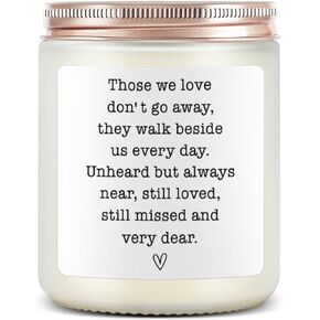 Condolence Gift Candle, Bereavement Gift Ideas, Sympathy Gifts for Loss of Loved One, Memorial Gift, Pet Cat Dog Remembrance Gifts, Sympathy Candle for Mom Father Scented Candles