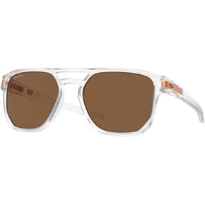 Oakley Men's Latch Beta Square Sunglasses, Matte Clear, 54