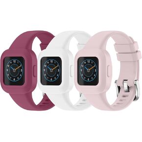 Meliya Silicone Band for Garmin Vivofit Jr 3 Bands, Soft Silicone Replacement Wristband Adjustable Sport Straps for Garmin Vivofit jr. 3
