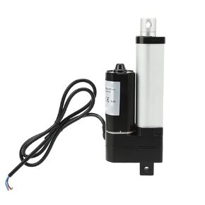 DC 12V 24V Mini Electric Linear Actuator 3.94inch Stroke, 1000N Heavy Duty Linear Actuator Motor with Mounting Brackets for Recliners, TV Tables, , Massage Beds (24V)