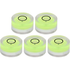Mini Balance Bubble,5Pcs 15mm Diameter Round Bubble Level Camera Water Level Measuring Tool for Scales Electronic Scales