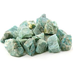 ½ Lb Blue Apatite Bulk Rough Raw Rock Natural Crystal Gem Stone for Cabbing, Tumbling, Lapidary, Polishing, Wire Wrapping, Fountain, Wicca, Reiki Healing, Mediation, Chakra Balancing, Yoga