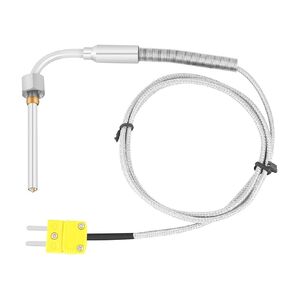 EGT Thermocouple Temperature Sensor K Type 1/8" NPT for Exhaust Gas Temp Probe with Exposed Tip & Connector