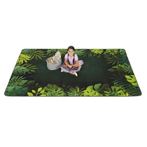 Carpets for Kids 61516 Tropical Paradise Decorative Kids Teen Room Rug 6ft x 9ft Rectangle Green