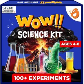 ButterflyEdufields 150+ Experiments Wow Science Kit for Boys and Girls Ages 4 6 8 10 | Birthday Gift Ideas for Boys and Girls Ages 4 to 10 | STEM Learning & Education Toys for Kids 4,5,6,7,8,9,10 Yrs