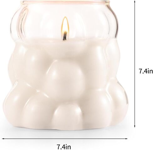 شموع معطرة من IZIDDO، شموع معطرة بوزن 9oz للمنزل، شموع جريب فروت معطرة قوية هدايا للعطلات للنساء in Saudi Arabia