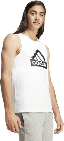 adidas Men's Modern Essentials Graphic Tank Top in Saudi Arabia