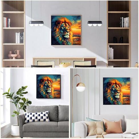 مجموعات الفن الماسي للطيور الطنانة من HEIBAGO للبالغين، مجموعات طلاء الماس للطيور للمبتدئين البالغين، لوحة ماسية دائرية كاملة، مجموعات طلاء الأحجار الكريمة الفنية لديكور جدار المنزل 12 × 12 بوصة in Kuwait