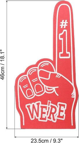 PATIKIL Giant Foam Finger, Number 1 Foam Hand EVA Foam Finger Cheerleading Accessories for Sports Events Basketball Soccer Games in Saudi Arabia