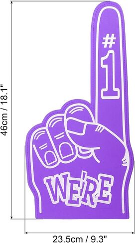 PATIKIL Giant Foam Finger, Number 1 Foam Hand EVA Foam Finger Cheerleading Accessories for Sports Events Basketball Soccer Games in Saudi Arabia