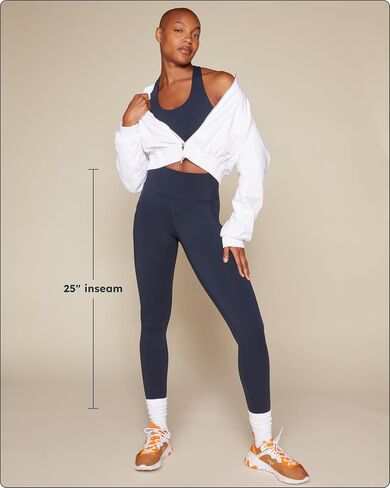 Flex High Rise Legging - Squat-Proof, High-Waisted Leggings with Pockets - 25" Inseam, Non-See-Through Fabric in Saudi Arabia