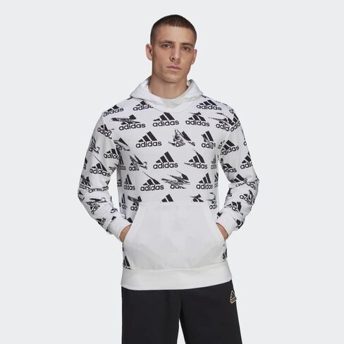 adidas Men's Essentials Brandlove Hoodie in Saudi Arabia