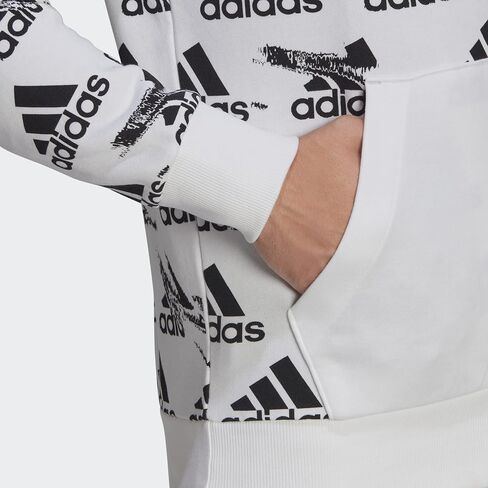 adidas Men's Essentials Brandlove Hoodie in Saudi Arabia