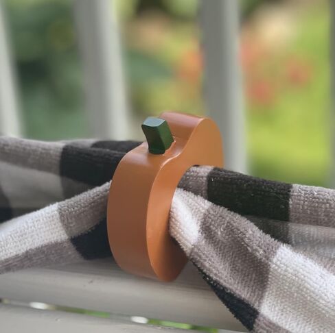 Wooden Pumpkin Napkin Rings Autumn-Fall-Halloween-Thanksgiving in Saudi Arabia