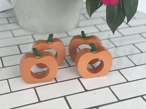 Wooden Pumpkin Napkin Rings Autumn-Fall-Halloween-Thanksgiving in Saudi Arabia
