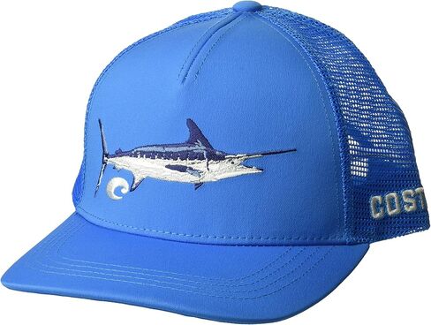 Costa Del Mar Stitched Trucker Marlin Hat Ice Blue in Saudi Arabia