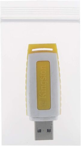 500 قطعة 3 × 3 بوصة سميكة 2.4 مل أكياس بلاستيكية شفافة زيبلوك متينة قابلة لإعادة الغلق مجوهرات أقراط قلادة حلقة عملة الخرز حبة قفل أكياس سحاب in Kuwait