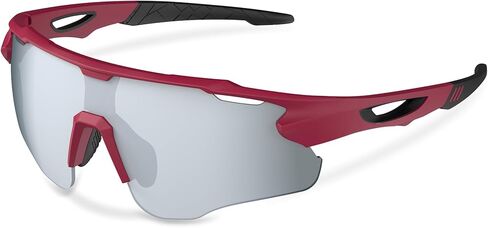 Polarized Sports Sunglasses for Men Women Youth Baseball, Lightweight Cycling Running Driving Fishing UV400 Protection in Kuwait