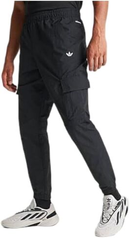 adidas originals Men's Woven Pants with Cargo Pockets- Black- IQ1748- Size Medium in Saudi Arabia