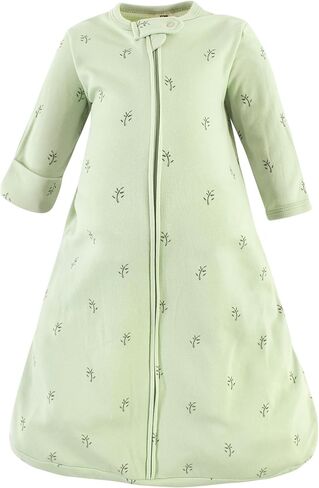 حقيبة نوم قطنية قابلة للارتداء للجنسين من Hudson Baby، كيس، بطانية، أكمام طويلة Girl Woodland Pals، 12-18 شهرًا in Saudi Arabia