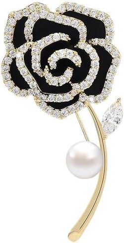 Tulips Flower Brooch Pin Crystal tulip Lapel Pin tulips Jewelry Gifts for Women Men in Saudi Arabia