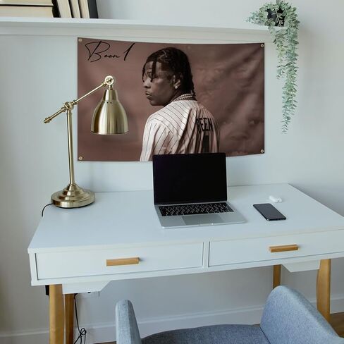 AuLYn مضحك rylo الهيب هوب مغني الراب المغني رودريغيز نسيج كان واحد ألبوم الموسيقى غطاء نسيج 3x5ft نسيج غرفة الفن ديكور نسيج الزينة الجدار شنقا الهدايا للمراهقين غرفة نوم غرفة المعيشة in Kuwait