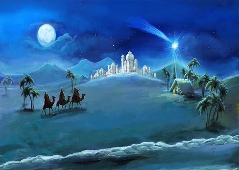 BELECO عيد الميلاد ليلة المهد نسيج الجدار شنقا كوخ الصحراء ولادة يسوع نسيج خلفية الصحراء الجمل قصر القلعة المفروشات جدار ديكور غرفة نوم غرفة المعيشة النوم ديكور المنزل in Saudi Arabia