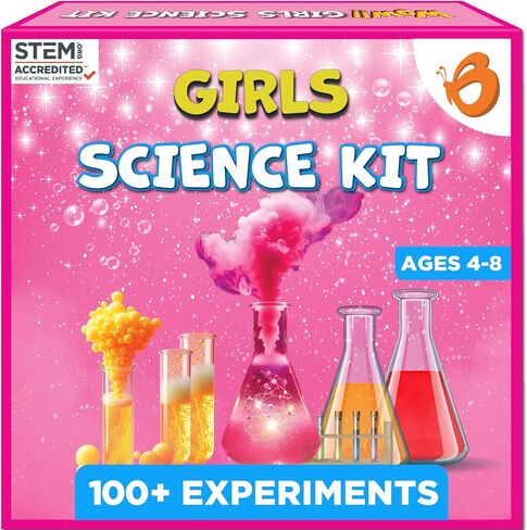 ButterflyEdufields 150+ Experiments Wow Science Kit for Boys and Girls Ages 4 6 8 10 | Birthday Gift Ideas for Boys and Girls Ages 4 to 10 | STEM Learning & Education Toys for Kids 4,5,6,7,8,9,10 Yrs in Saudi Arabia