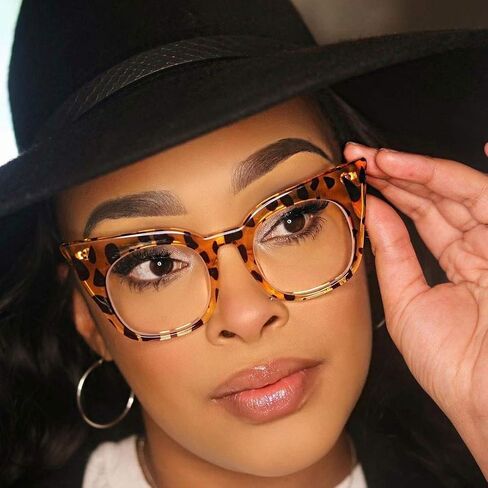 VOOGLAM Cateye Blue Light Glasses for Women Anti Eyestrain Dry Eyes Computer Phone TV Eyewear in Saudi Arabia