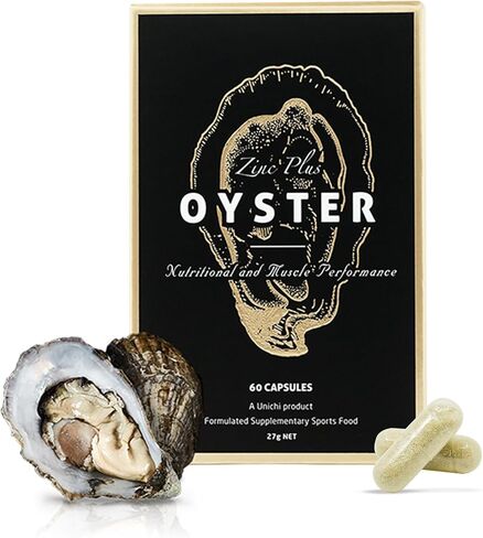 Unichi Zinc Plus Oyster Supplement, Pacific Oyster Extract to Support Energy & Immune, 90 Capsules in Saudi Arabia