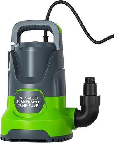 مضخة مستنقع مضخة مياه غاطسة 1/6HP مضخة مياه كهربائية محمولة مضخة فائدة لحمام السباحة تصريف الفيضانات الطوابق السفلية حوض استحمام ساخن بركة in Saudi Arabia