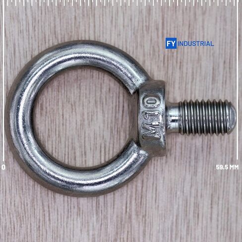 Stainless Steel Machinery Shoulder Lifting Eye Bolt (M6, 20 Items) in Kuwait