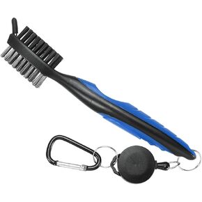 PATIKIL Golf Club Brush,Extension Cord Golf Club Groove Cleaner with Retractable Cleaning Nails and Ergonomic Grip