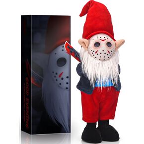 CINNIE&JHIN 15 Inch Halloween Gnomes Plush - Horror Movie Decorations Indoor, Cute Halloween Gnome Gifts