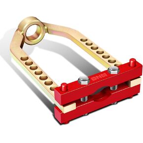 DNA MOTORING Heavy-Duty Dual-Chuck Bearing Puller,5 Ton Capacity 14pcs Bearing Separator Puller Set, Red,TOOLS-00453