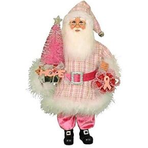 Karen Didion Originals Hope Santa Figurine, 17 Inches - Handmade Christmas Holiday Home Decorations and Collectibles
