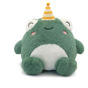 Adorable Large 12 Inch Frog Squish Plush Pillow, Super Soft Original Cute Green Stuffed Animal Toy for Kids and Adults