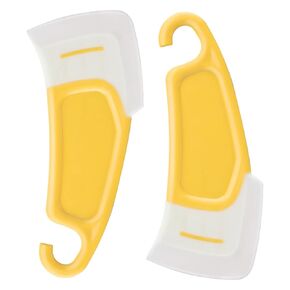 2 Pcs Silicone Spatula for 3D Printing Resin Removal 3D Resin Printer Accessories Must-Have 3D Resin Printer Tool for Resin Transfer and Protect Release Film Silicone Scraper Resin Spatula Tools