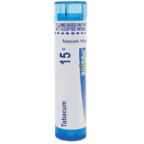 Boiron Tabacum 15C Md 80 Pellets for Motion Sickness with Cold Sweat and Improved by Fresh air