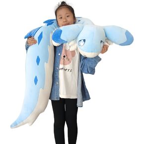 Weighted Giant Chillet Stuffed Animal, Pal-World Plush Toys, Cute Chillet Cuddle Pillow Dolls, Large Stuffed Animals 4FT, Stuffed Animals for Girls (Chillet 47 Inch)