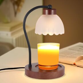 Candle Warmer Lamp,Wax Melt Warmer Compatible with Yankee Large Candle Jar Lamp Dimmable Candle Melter for Scented Candles Top-Down Candle Melting Home Decor Girls for Moms…