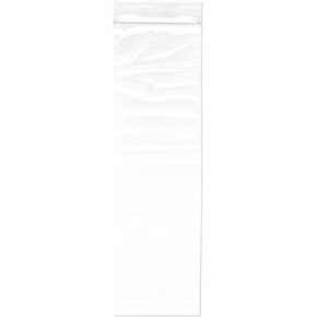 Plymor 3" x 10" (Pack of 100), 2 Mil Zipper Reclosable Plastic Bags