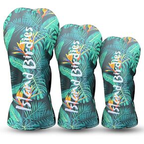 Golf Headcovers – Premium Construction, Hawaiian Design, Universal Fit, Easy to Use, Authentic Hawaiian Flair – Protect Your Clubs with Tropical Style and Durability